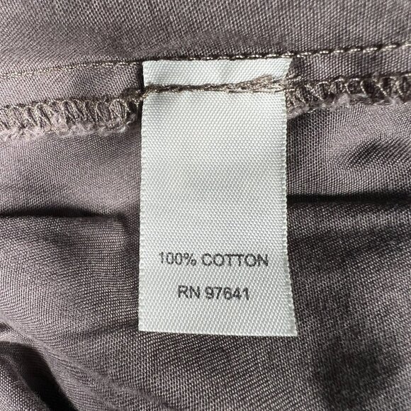 NEW J.Jill Womens Brown Drawstring Waist Wide Leg Cropped Utility Pants Size 10 - Picture 12 of 12